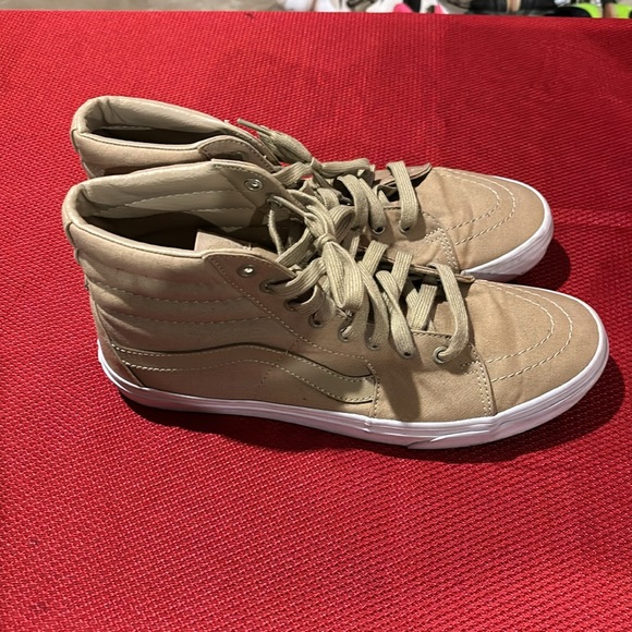 Vans Size 9.0 Canvas Khaki - Picture 2 of 3